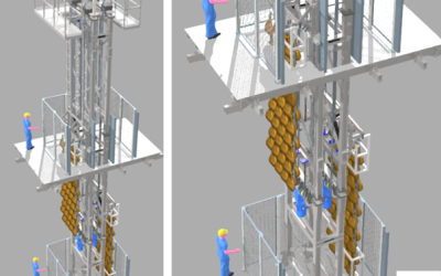 Prototipo elevatore Bilancella H=5 mt.